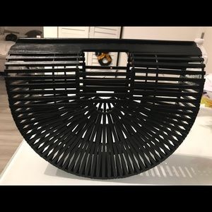 Bamboo beach handbag clutch